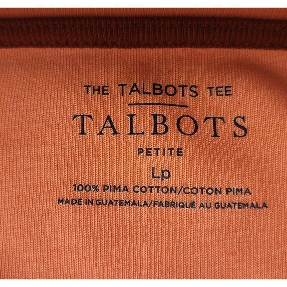 Talbots Round Neck Long Sleeve Pink Sweater Blouse Size LP - Picture 5 of 5